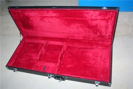 Double Neck Electric Guitar Hardcase,Shape as the Guitar,the color can be customized as to request.