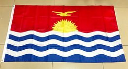 New Arrival The Kiribati Flag 3x5 ft Polyester Printing 150*90CM Country Flag Banner Indoor Outdoor Use, free shipping