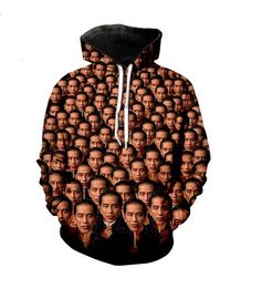 Many faces Sweatshirts Hooded Jackets Men Women Hoodies 3d Brand Male Long Sleeve Tracksuit Casual Pullovers Plus Size R0322