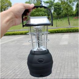 36 LEDs Camping Lantern Rechargeable Camping Light LED Flashlight Torch Tent Lamp Solar Power Light Outdoor Hiking Accesories