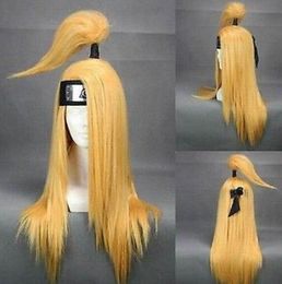 FREE SHIP PING+ + fashion Akatsuki Deidara Blonde Cosplay Wig