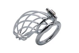 New Stainless Steel health beauty Lock Male Chastity Device,Penis Rings Cock Cage,Virginity Belt,Adult Game Product Sex Toys For Man