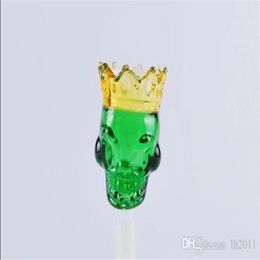Green crown ,Wholesale Bongs Oil Burner Glass Pipes Water Pipes Glass Pipe Oil Rigs Smoking Free Shipping
