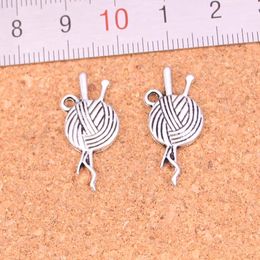 108pcs Charms line sewing regiment Antique Silver Plated Pendants Making DIY Handmade Tibetan Silver Jewelry 15*12mm