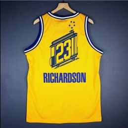 Custom Men Youth women Vintage Jason Richardson College Basketball Jersey Size S-4XL or custom any name or number jersey