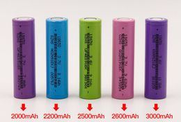 High Quality 3.7V 2600mAh Rechargeable 18650 Lithium ion Battery For electronic product,LED light,The strong light flashlight,power tooletc.