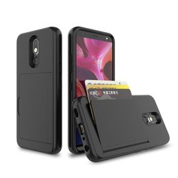 Wallet Card Holder Shell Heavy Duty Protection Defence Anti-Scratch Soft Rubber Bumper Case for Samsung S10/S10Plus/S10Lite/J7/J8/A7/A9 2018