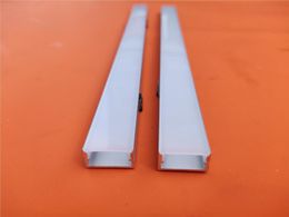 Free Shipping new design hot selling 2m/pcs 50m/lot Aluminium channel with cover for led strips ,led bar light, led linear lamp