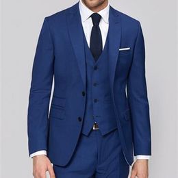 New Design Two Buttons Handsome Groom Tuxedos Peak Lapel roomsmen Best Man Suit Mens Wedding Suits Bridegroom (Jacket+Pants+Vest+Tie) NO:15