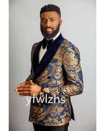 Men's Suits Blazers Custom-made Shawl Lapel Groomsmen Double-breasted Groom Tuxedos Men Wedding/prom/dinner Best Man Blazer(jacket+pants) W82