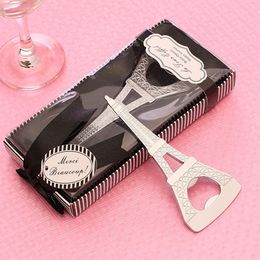 Creative beer bottle opener novelty home party items The Eiffel Tower bottle openers wedding favors gift box packaging T2I5521