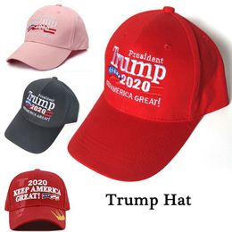 Trump 2020 Baseball Cap Make America Great Again Trump Embroidered President Outdoor Hat Snapback Party Hats OOA8163