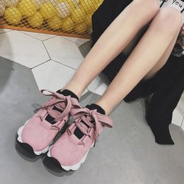 Sonbahar yeni beyaz rahat ayakkabı kadın Kore versiyonu