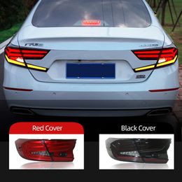 1 Pair Car Styling Tail Light For Honda Accord 2018 2019 2020 2021 taillight Rear Fog Lamp Brake Light Reverse Light Dynamic Signal