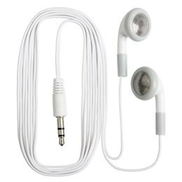 white Cheapest Disposable Earphones earset earbud for bus or train or planegift for Museum Concert For School Whole factory p1560126