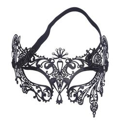 Wholesale-metal masquerade masks Elegant Metal Laser Cut Venetian Halloween Ball Masquerade mask QUALITY FIRST 15pcs
