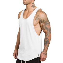 Gyms Clothing Brand Singlet Canotte Bodybuilding Stringer Tank Top Men Fiess Shirt Muscle Guys Sleeveless Vest Tanktop