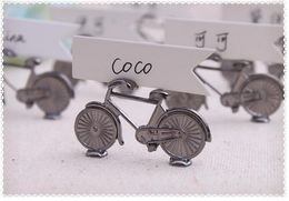 "Le Tour" Mini Bicycle Design Place Card/Photo Holder Wedding Party Table Decoration Name Holder Favours