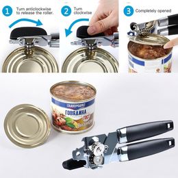 high quality can opener Australia - High Quality Multifunction Stainless Steel Cans Opener Professional Ergonomic Manual Can Opener Side Cut Manual Can Opener Kitchen Gadget