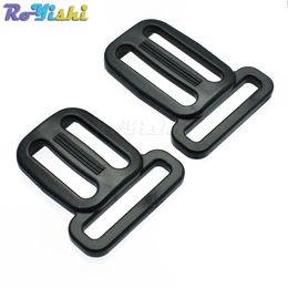 100pcs/lot Plastic Multi-fonction Slider Adjust Buckles Dog Collar Harness Backpack Straps Bag Parts