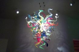 100% Mouth Blown CE UL Borosilicate Murano Glass Dale Chihuly Art Decorative Pendant Modern Industrial Style Lighting