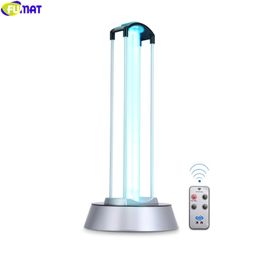 FUMAT 40W UV Desinfect Lamp Double Tube Sterization Ultraviolet Lamps UV Germicidal Light Remote Control Timer Disinfection Air Ozone