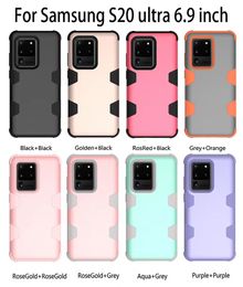 High Quality 3 in 1 Shockproof Hybrid Armour TPU +PC Defender cover back case for Samsung S20 PLUS S20 Ultra S8 S9 S10 PLUS NOTE8 NOTE9 S10E