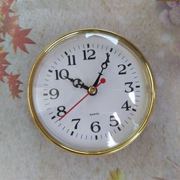 Wholesale 5PCS Quartz Clock Insert Gold Colour 110MM Diameter FIT-UP DIY Desk Clock Accessories Free Shipping