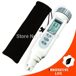Freeshipping Digital pH Meter ATC Temperature C/F Water Quality Tester + Free 3 Buffer Solutions pH4.01, pH7.00, & pH10.01 with Pouch