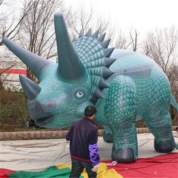 7m Length High Quality Customised inflatable triceratops Inflatable Balloon Dragon Dino For City Parade Event Decoration