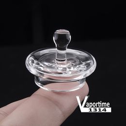 Quartz Smoking Accessories Round Carb Cap 20mm Bowl Universal For Flat Bowl 100% Nail Big Domeless Banger Nails Dab Rig Club 543