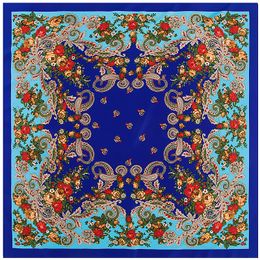 style high quality scarf Bohemian small cashew fruit travel simulation silk Xinjiang headscarf ladies scarves woman shawl