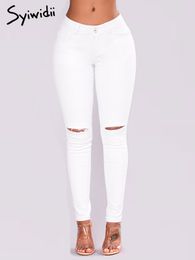 NUOVO Donna Ragazze vita alta Extreme Nero jeans attillati taglia 6 a 14