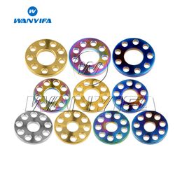 Wanyifa Titanium M6 M8 M10 Motorcycl Decoration Bolt Screw Nine Holes Spacer Flat Washer