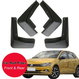 Tommia For Volkswagen POLO PLUS 2019 Car Mud Flaps Splash Guard Mudguard Mudflaps 4pcs ABS Front & Rear Fender