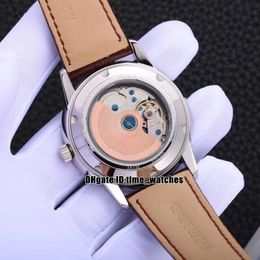 6 styles NEW 81180 000R-9283 Patrimony Rose gold case black dial Automatic Mens Watch Leather strap High quality Gents business wa225e