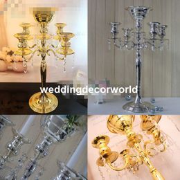 New style Metal large antique grey decorative vintage standing wedding tealight candle holder decor400