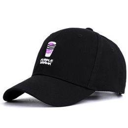 unisex fashion Drink cup embroidery baseball cap cotton adjustable snapback hat women men curved sun hat for travel casual caps