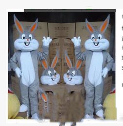 New Barney Rabbit Mascot costumes bugs bunny mascot costume bunny costume gray rabbit mascot costume