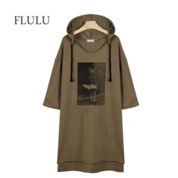 FLULU Casual Autumn Winter Women Sweatshirt 2018 Print Floral Warm Loose Hoodies Sweatshirt Long Sleeve BF Top Plus Size 5XL