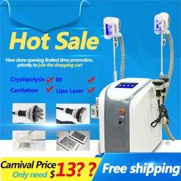 Slimming Machine New Criolipolisis Fat Freezing Vacuum Loss Weight Ultra Cavitation RF Lipo Laser Fat Reduce Cryotherapy