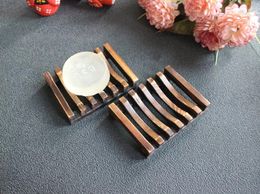 Hot Vintage Wooden Soap Dish Plate Tray Holder Wood Soap Dish Holders Bathroon Shower Hand Washing DHL Free