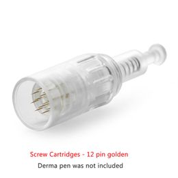 10/50pcs Micro needle Screw Cartridge Replacement For Derma Pen Micro-needling Pen 9 / 12 / 36 pin / nano Tattoo Needles
