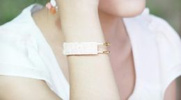 Fashion-rosegold Colour Bracelet simple diamond vintage accessories for women love gift hot fashion free shipping