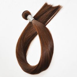 Dark Brown Colour Human Hair Extensions 100g 16 18 20 22 24 26 inch Brazilian Indian Hair Weft 300g one Lot