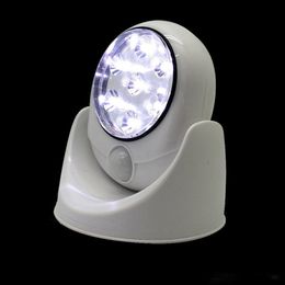 Hot 7 LED Wireless PIR Auto Motion Sensor Light LED Motion Light Intelligent Portable Infrared Induction Lamp LED Sensor Night Lights