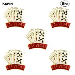 las vegas wholesalers Canada - Las Vegas Brooches Lapel Pin Flag badge Brooch Pins Badges 5pcs a Lot