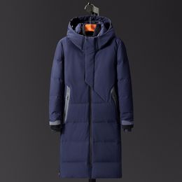 Winter Snowimage Male Outwear Long Down Jacket Big Yards M-4XL Winter High Quality Male More Warm Business Down Coat