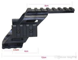 Universal Tactical Pistol Scope Sight Laser Light Mount With Quad 7/8" Weaver & Picatinny