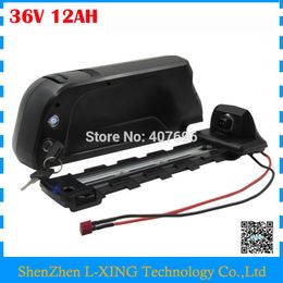 Free Shipping 36V 12AH EBike battery 36V 11.6AH lithium battery use for panasonic 29PF cell with 15A BMS with 42V 2A Charger